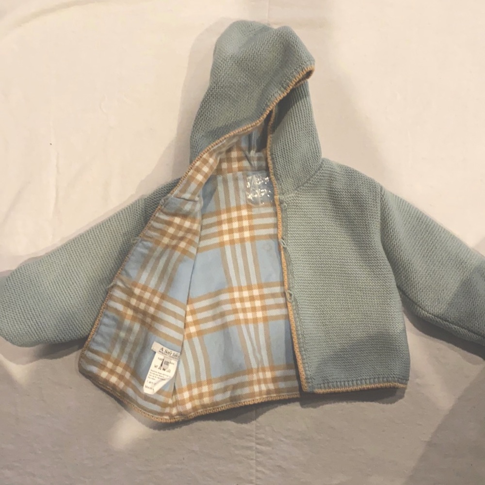 A soft touch baby jacket.